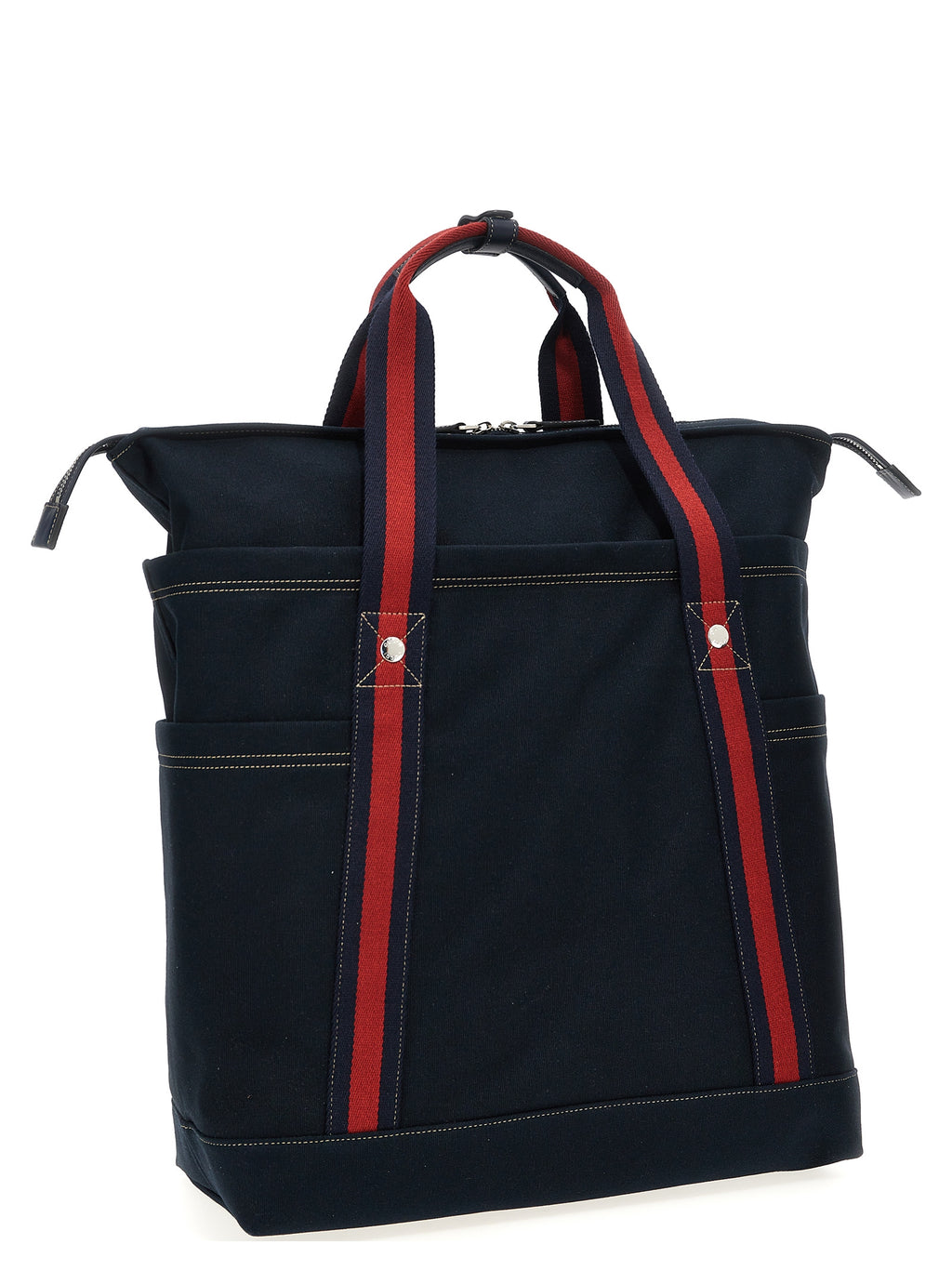 Blue Cotton Tote Bag