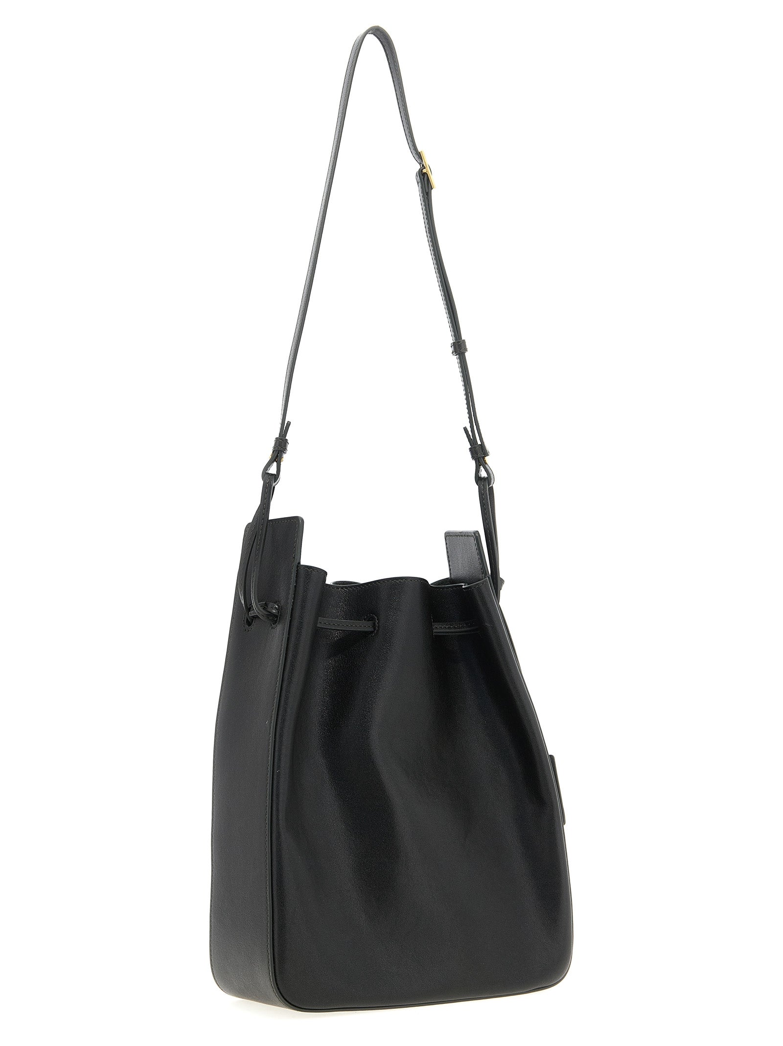 Bicolor Calfskin Crossbody Bag