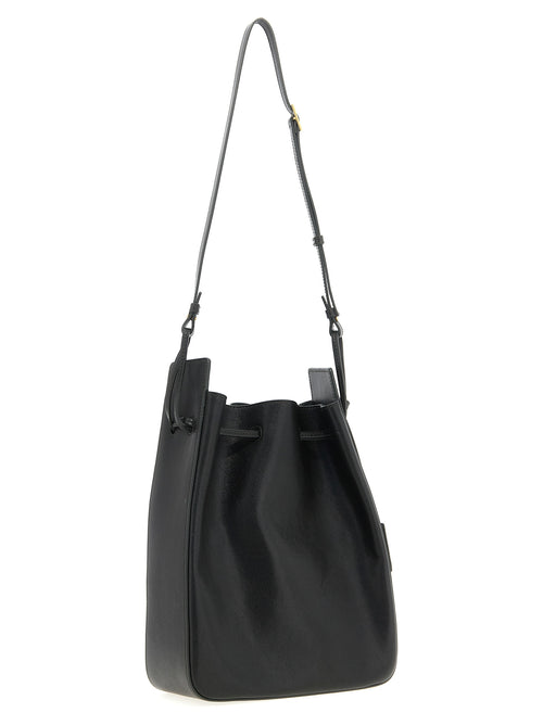 Bicolor Calfskin Crossbody Bag