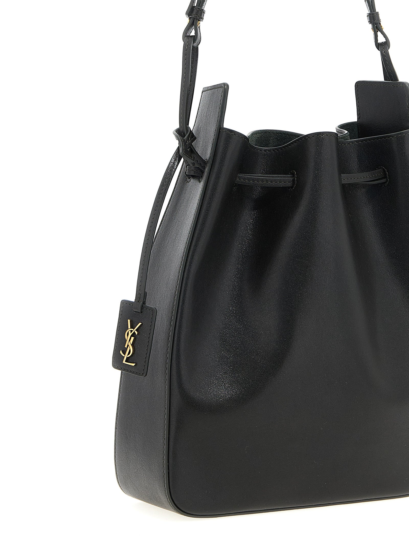 Bicolor Calfskin Crossbody Bag