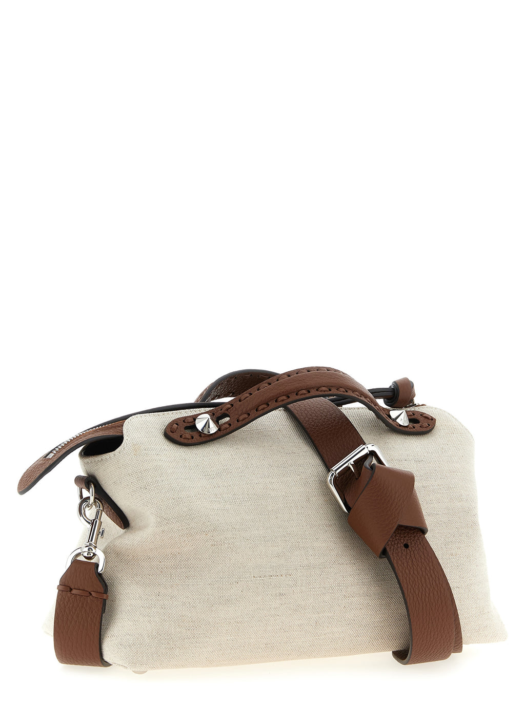 Beige Polyethylene Handbag