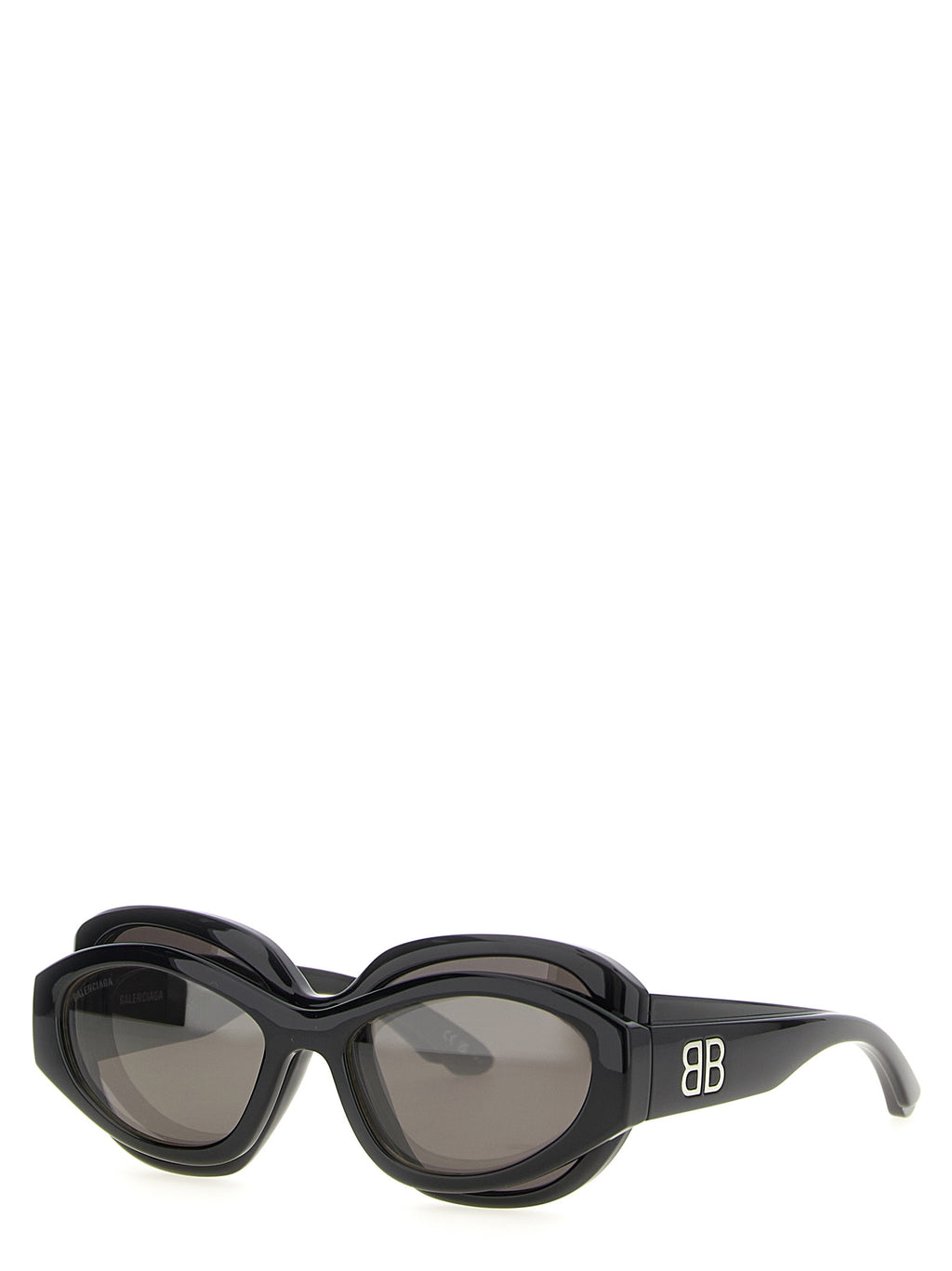 Black Polyamide Sunglasses