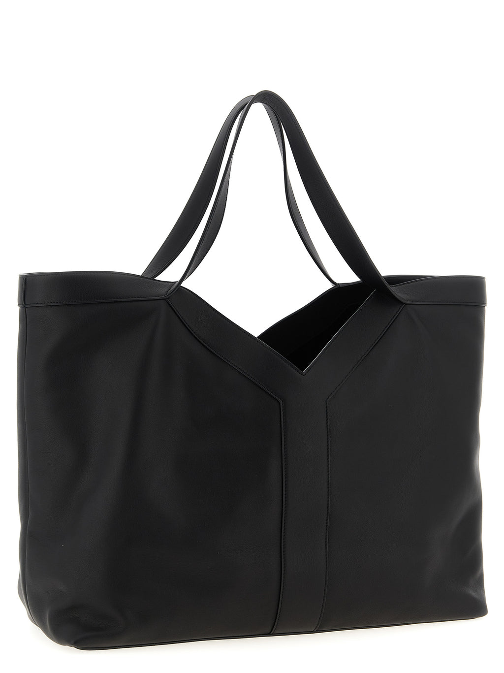 Black Calfskin Tote Bag