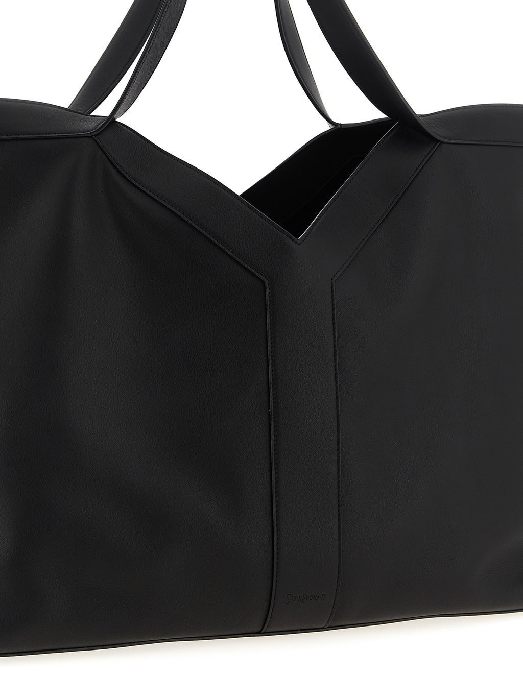 Black Calfskin Tote Bag