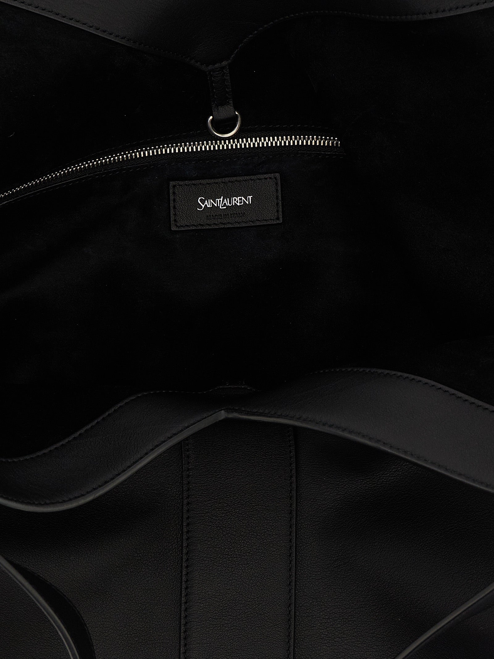 Black Calfskin Tote Bag