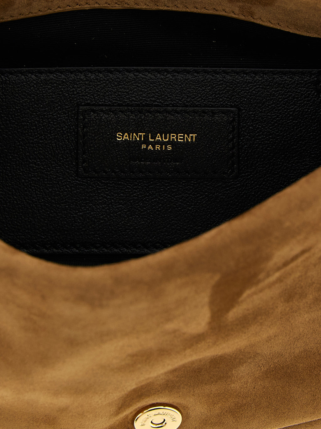 Beige Calfskin Shoulder Bag