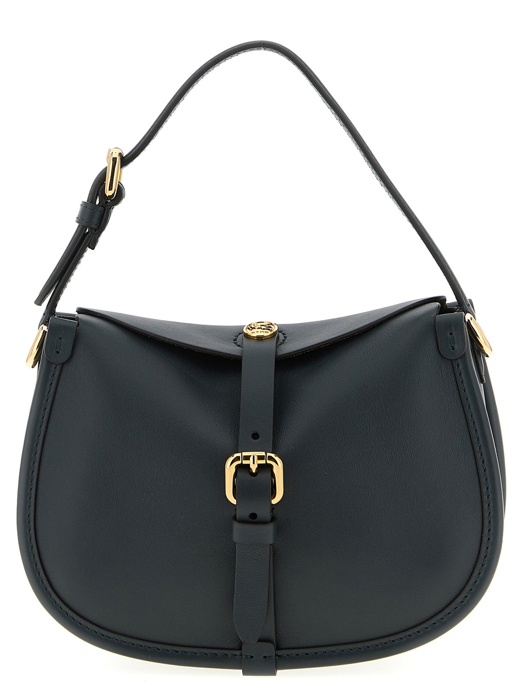 Bicolor Calfskin Crossbody Bag