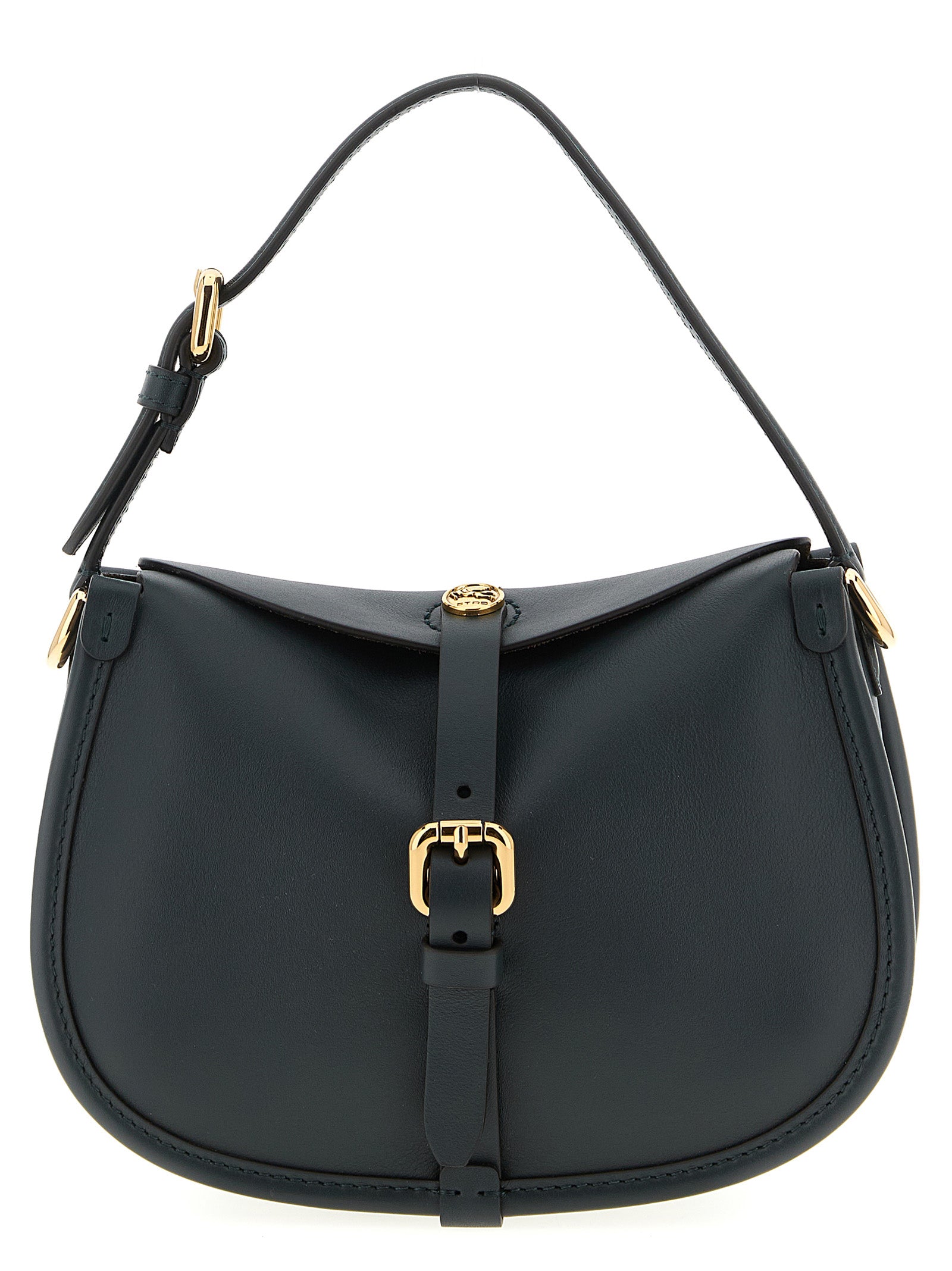 Bicolor Calfskin Crossbody Bag