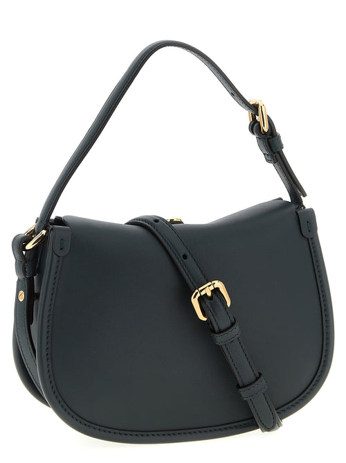 Bicolor Calfskin Crossbody Bag