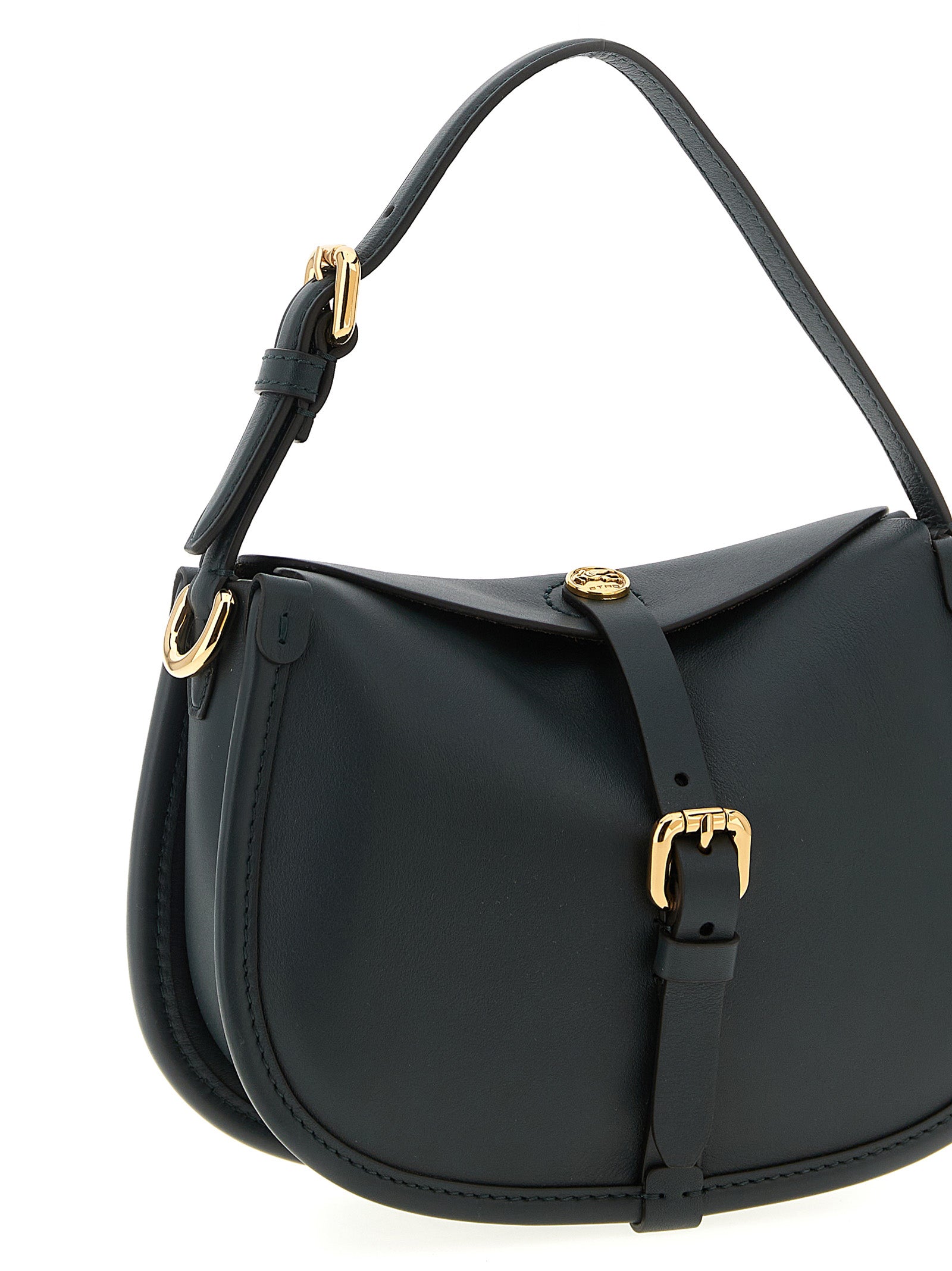 Bicolor Calfskin Crossbody Bag