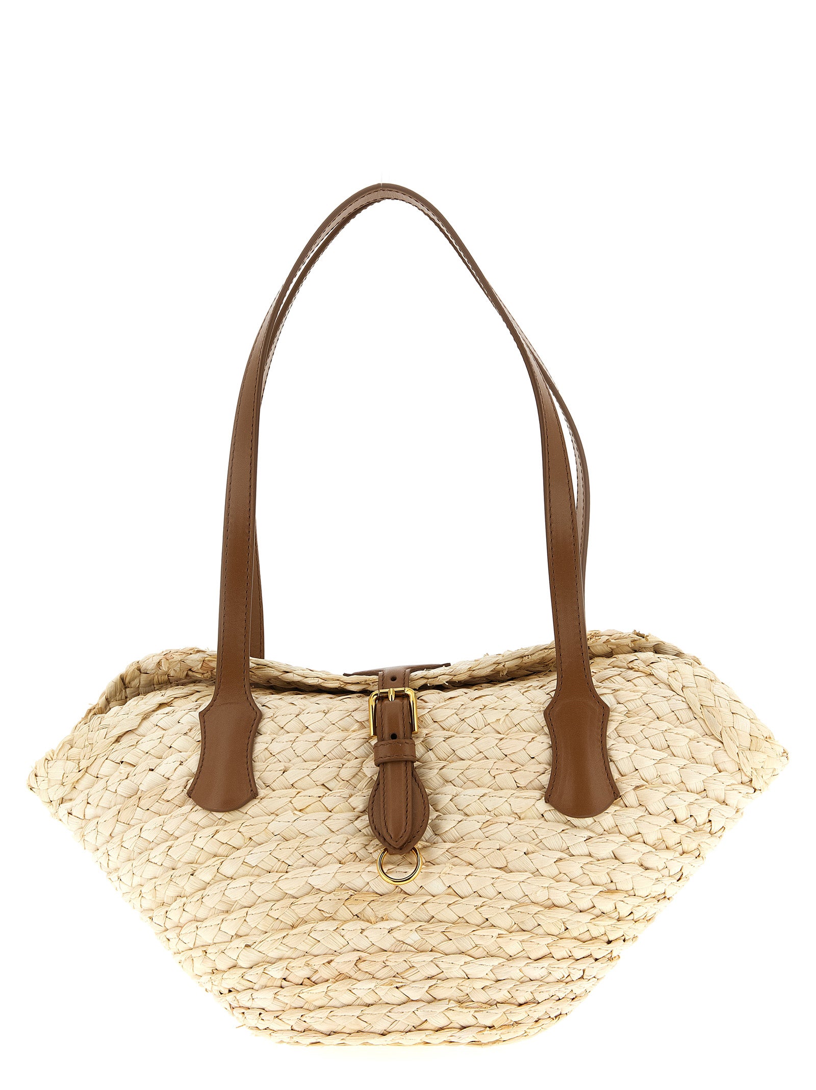 Beige Cork Shoulder Bag