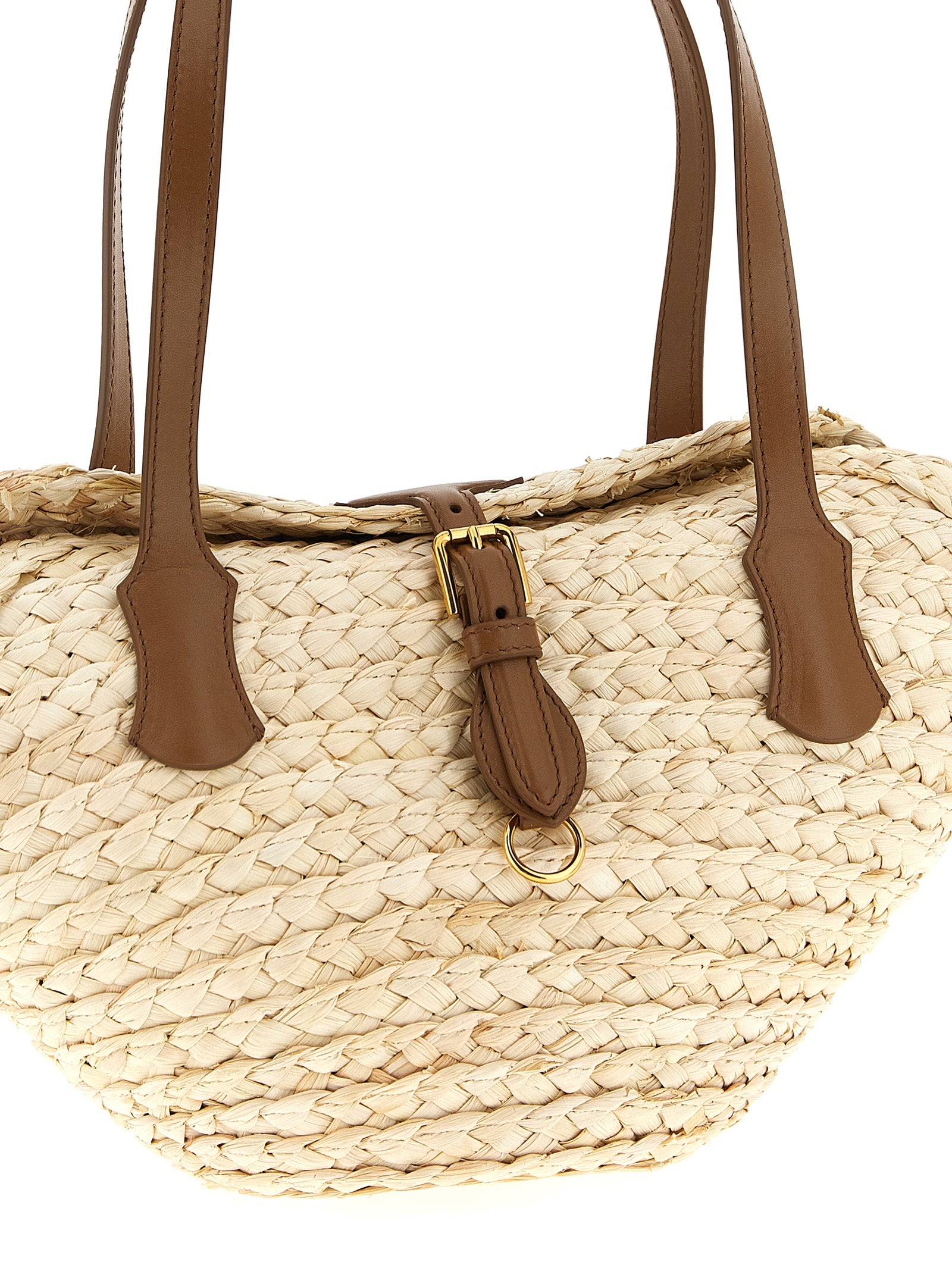 Beige Cork Shoulder Bag