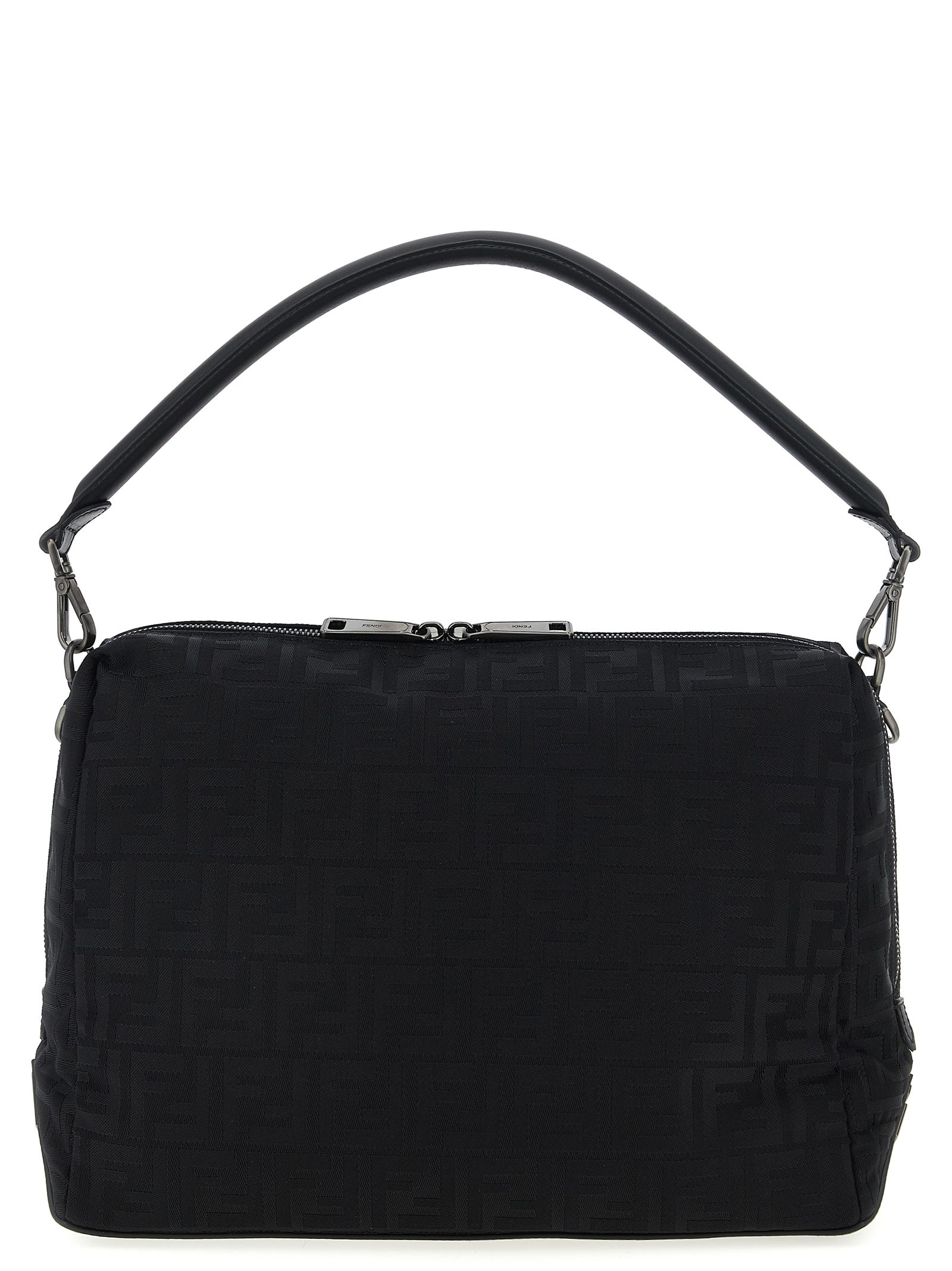 Black Polyamide Shoulder Bag