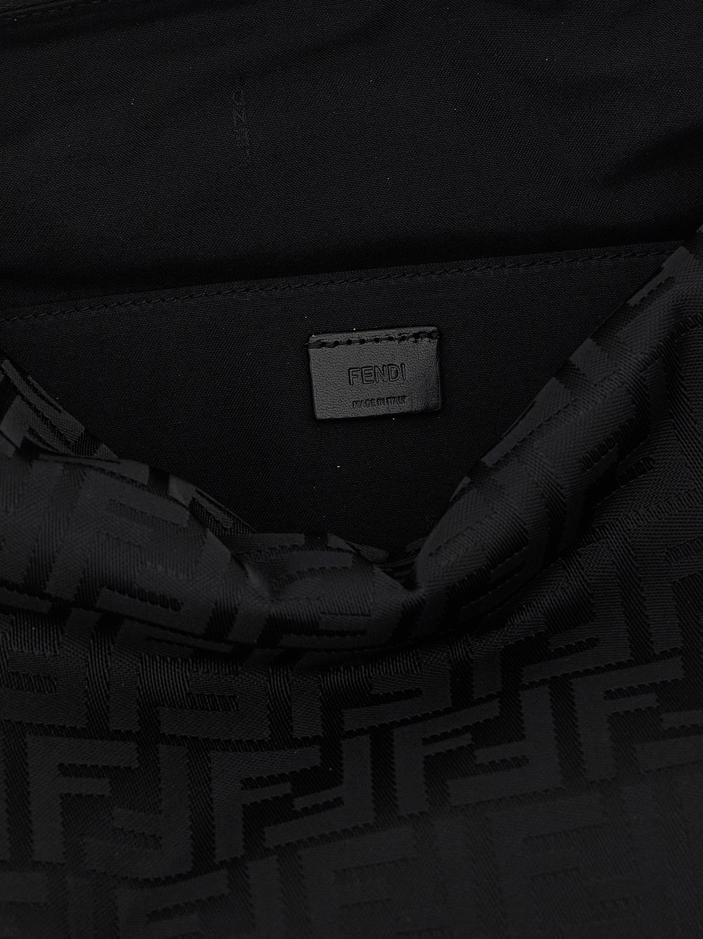Black Polyamide Shoulder Bag