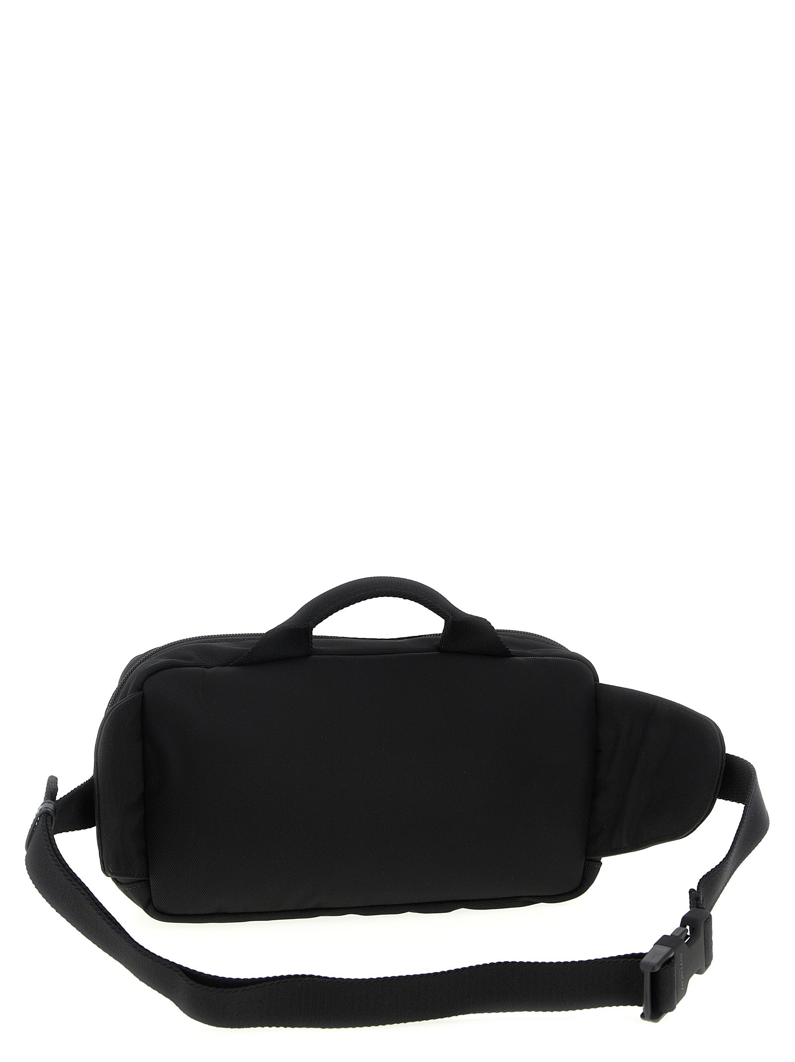 Black Polyamide Crossbody Bag