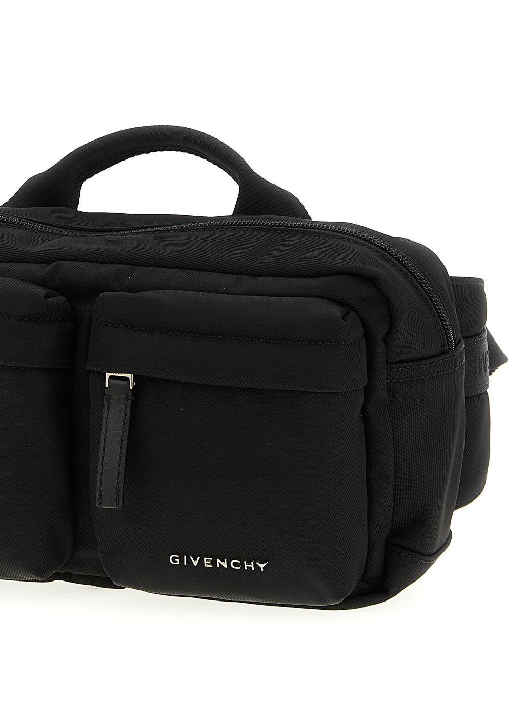 Black Polyamide Crossbody Bag
