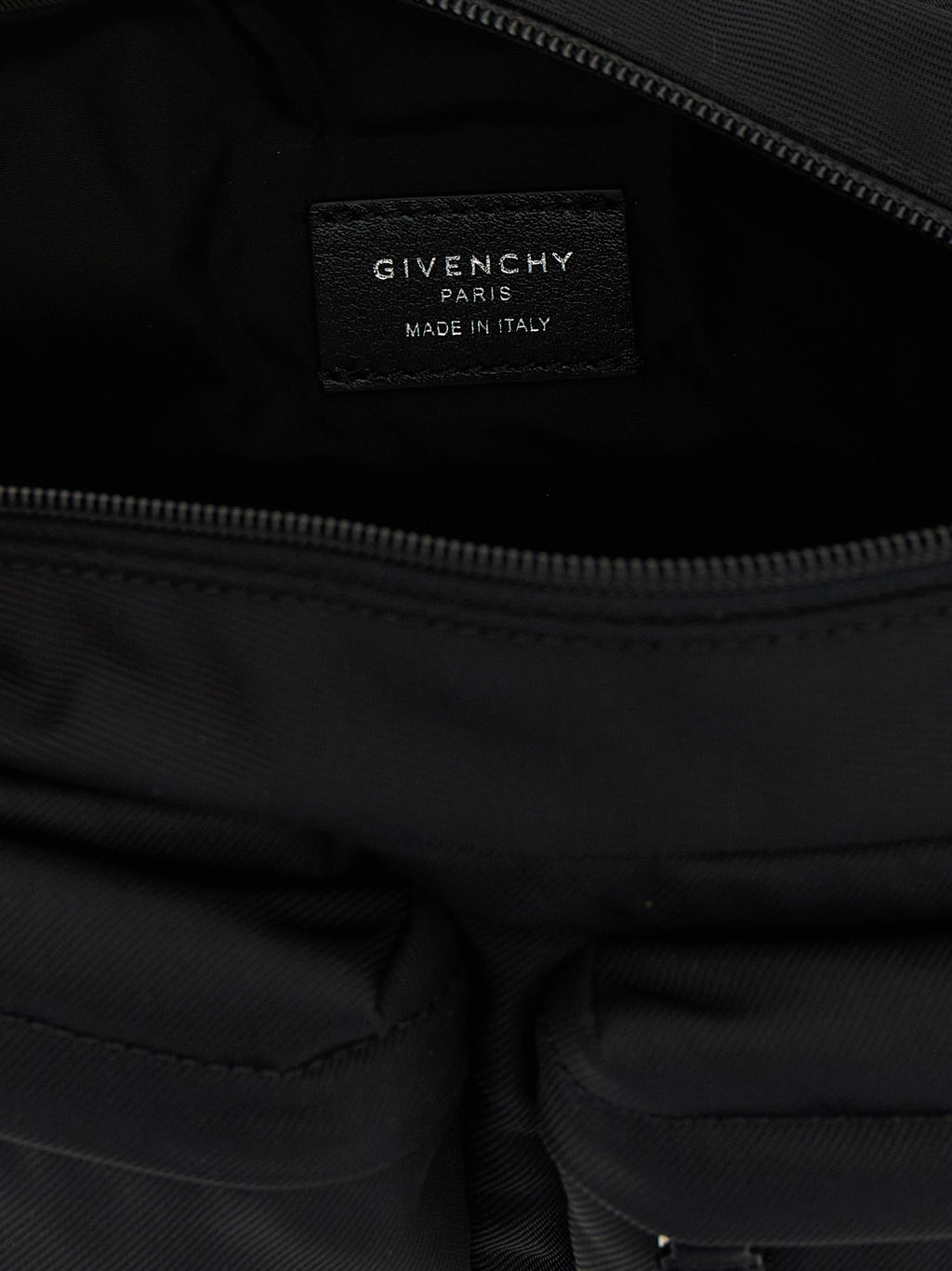 Black Polyamide Crossbody Bag