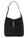 Black Calfskin Shoulder Bag