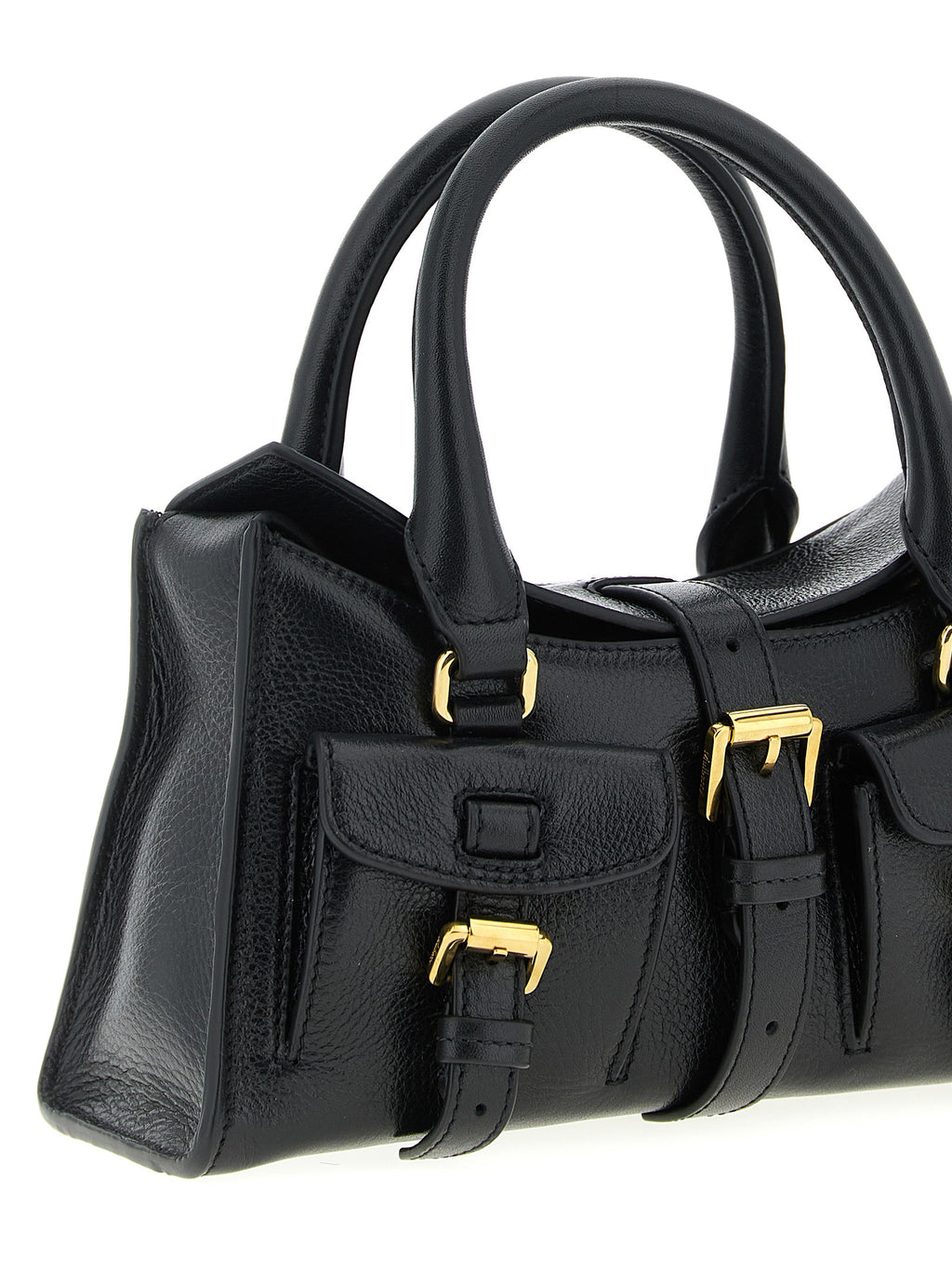 Black Calfskin Handbag