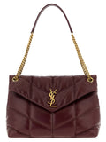 Bordeaux Calfskin Shoulder Bag