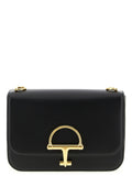 Black Calfskin Shoulder Bag