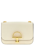 White Calfskin Shoulder Bag
