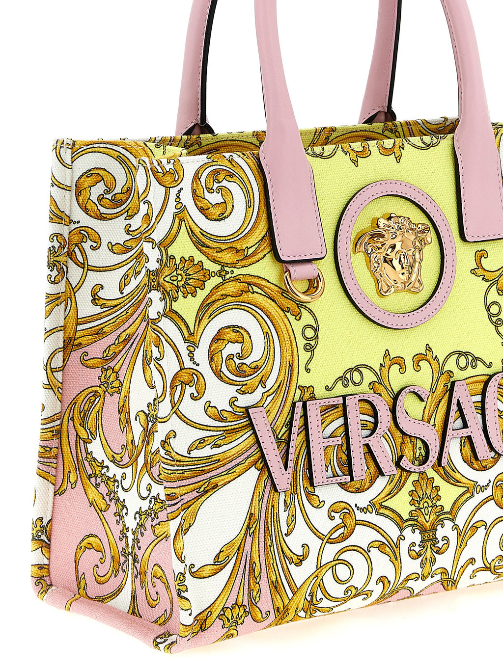 Multicolor Cotton Tote Bag