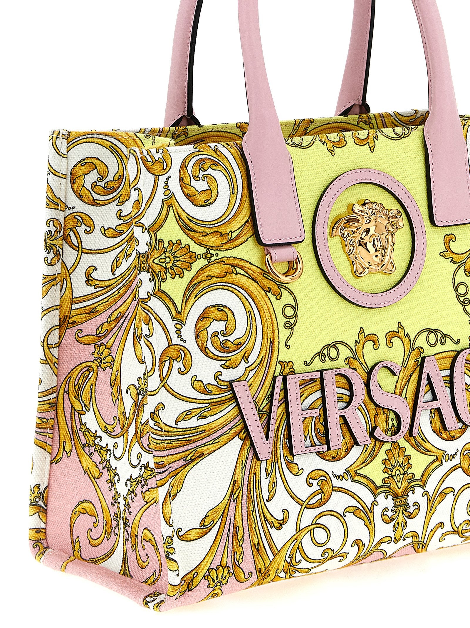 Multicolor Cotton Tote Bag