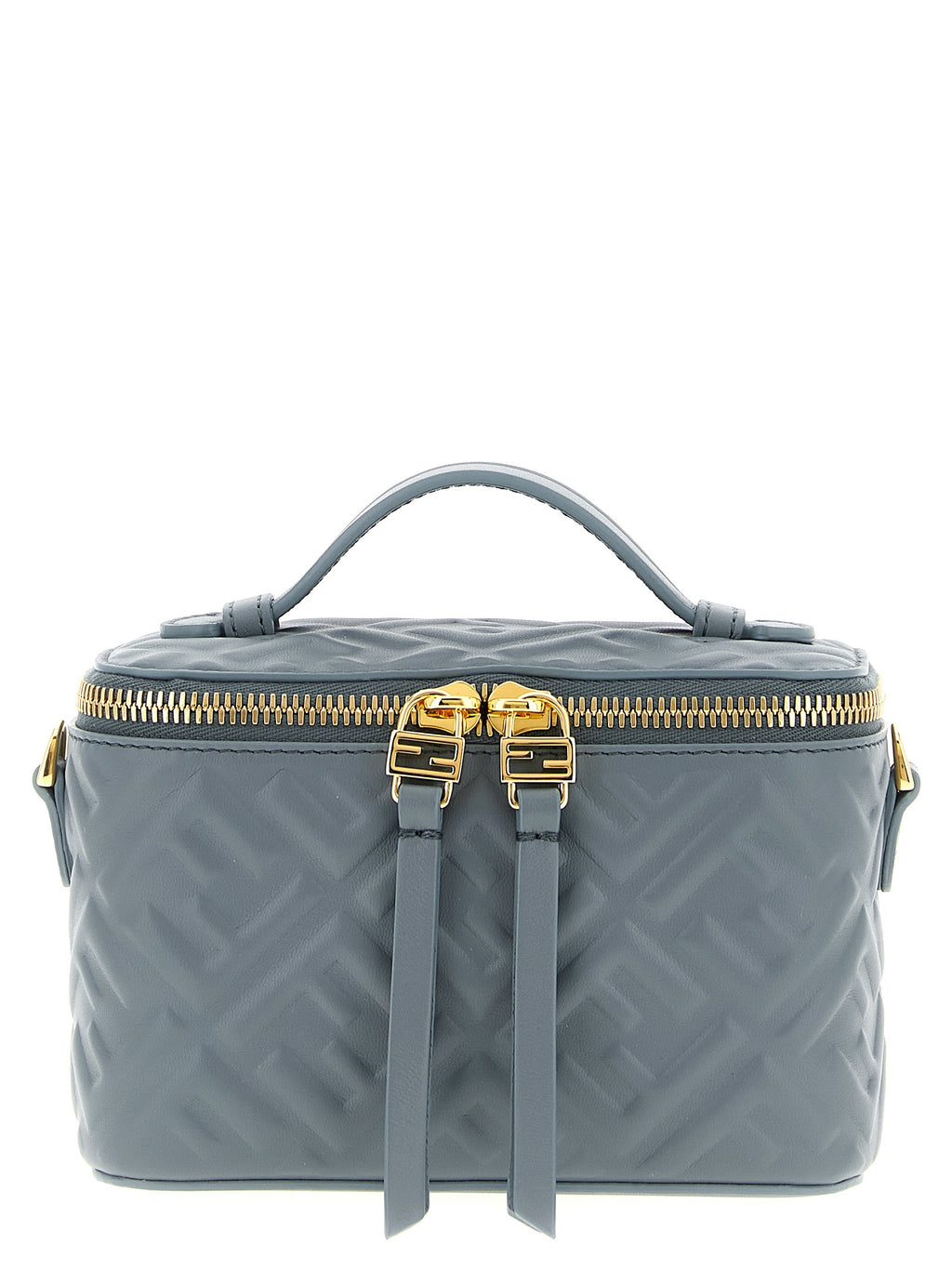 Blue Lamb Leather Handbag