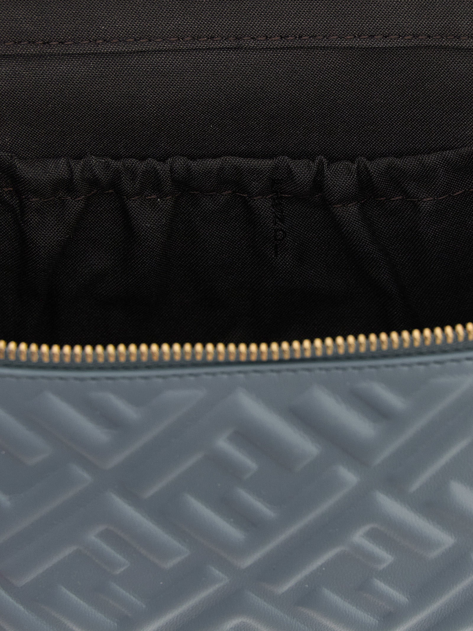 Blue Lamb Leather Handbag