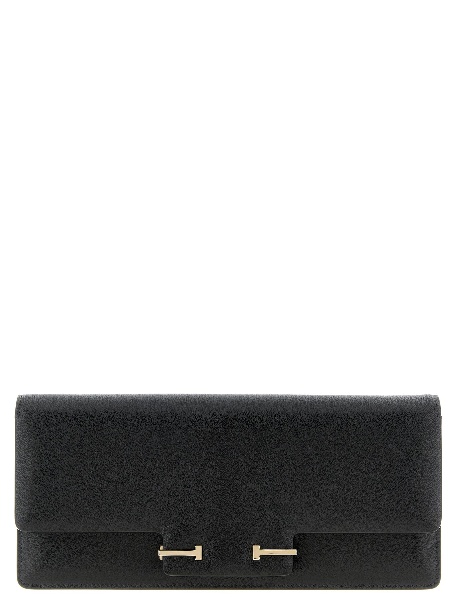 Black Goatskin Shoulder Bag