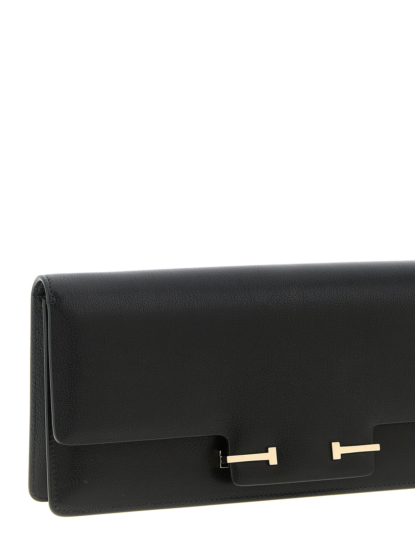 Black Goatskin Shoulder Bag