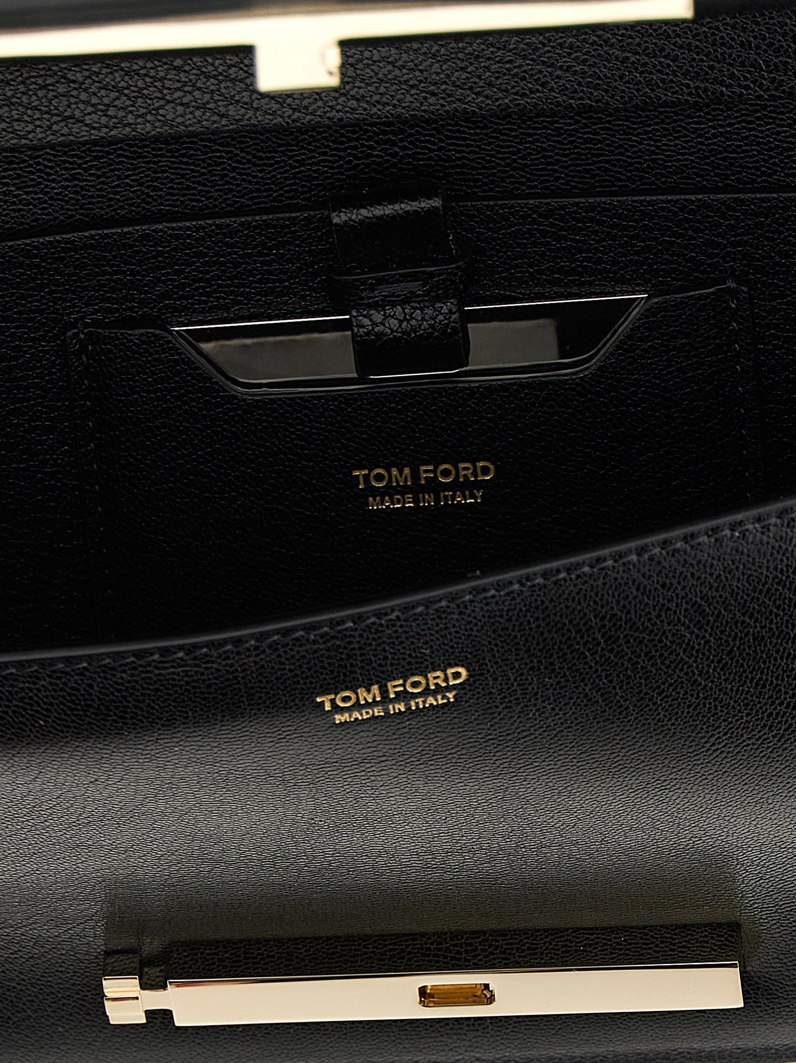 Black Goatskin Shoulder Bag