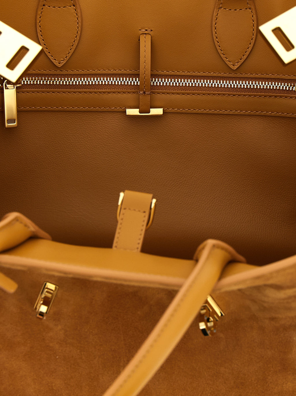 Beige Goatskin Handbag