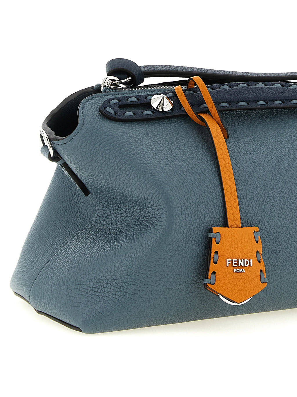 Blue Calfskin Handbag