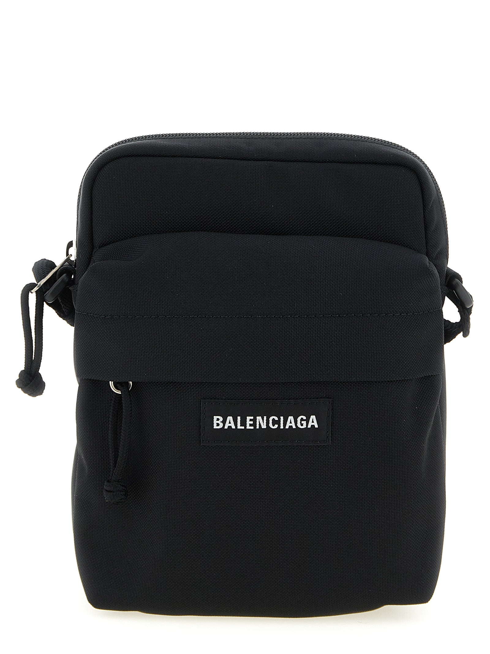 Black Polyamide Crossbody Bag