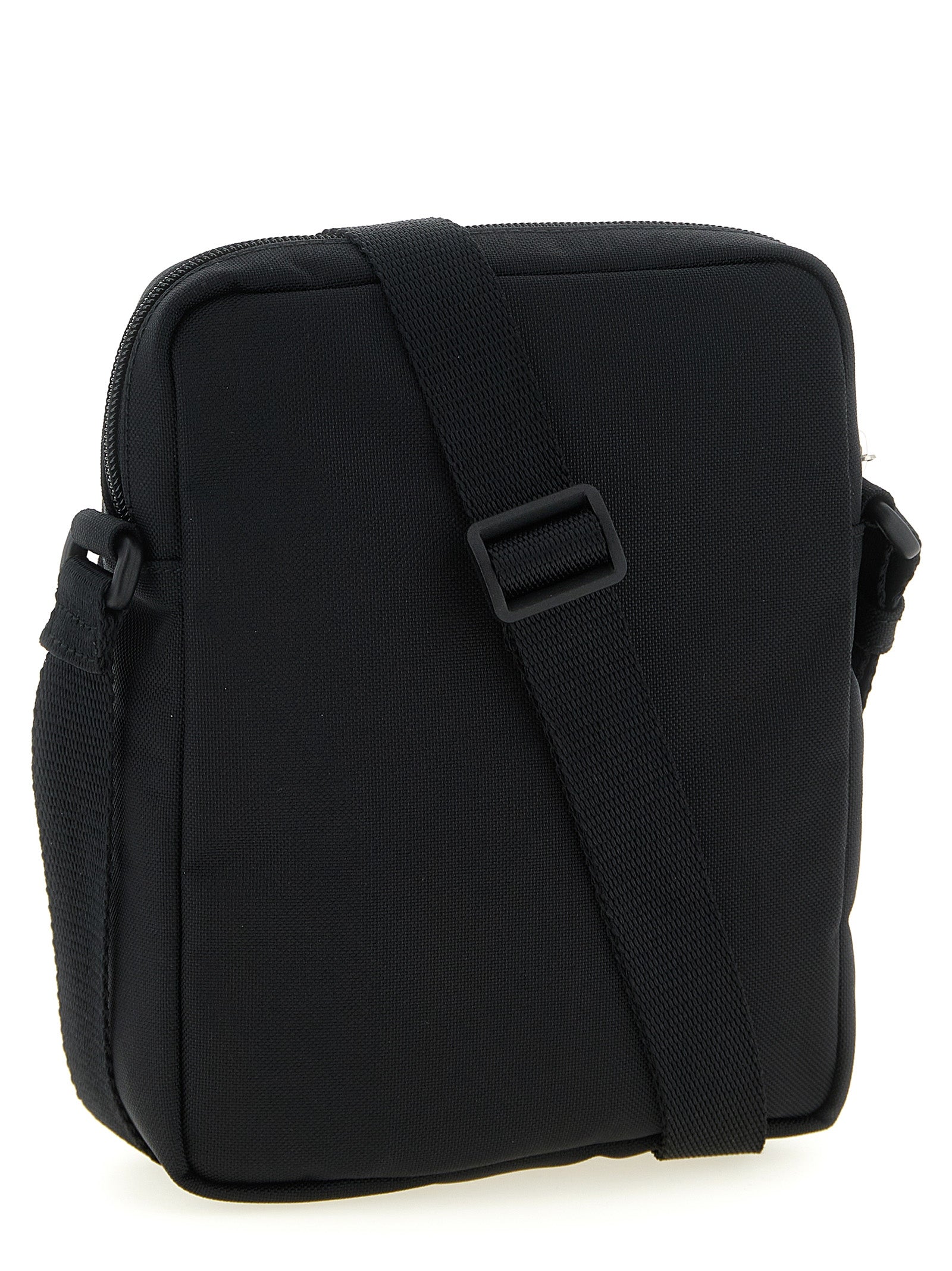 Black Polyamide Crossbody Bag