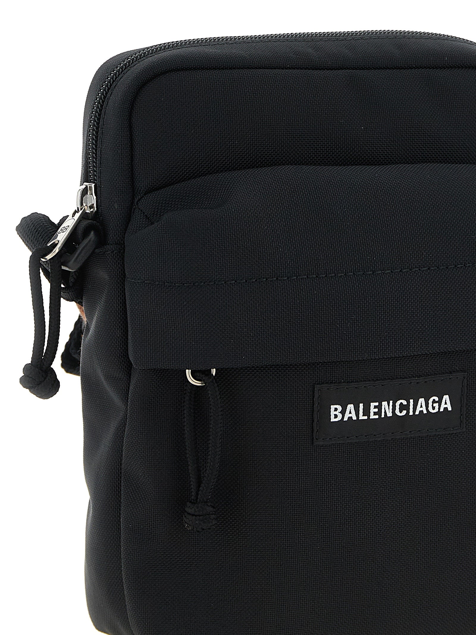 Black Polyamide Crossbody Bag