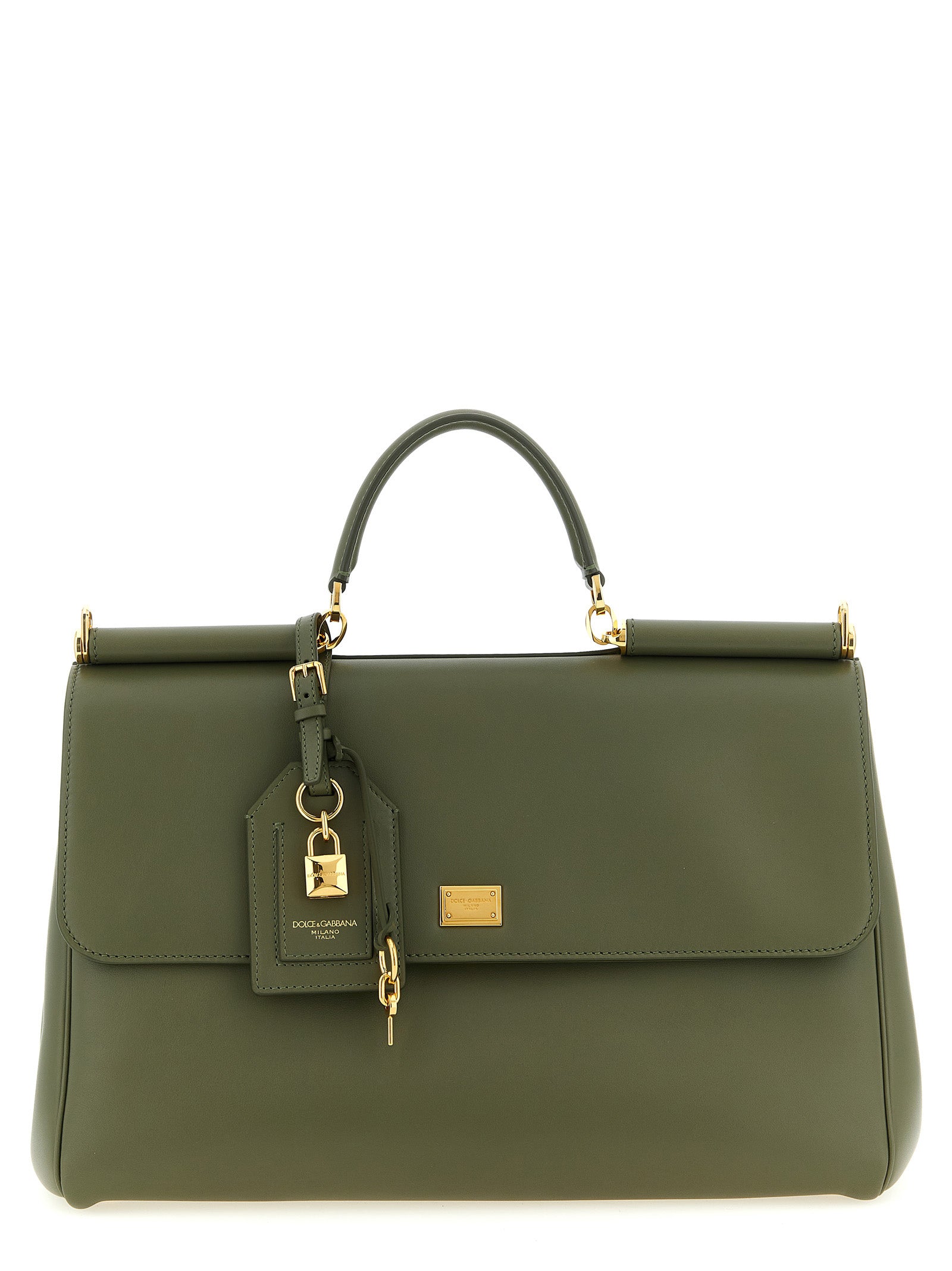 Bicolor Calfskin Handbag