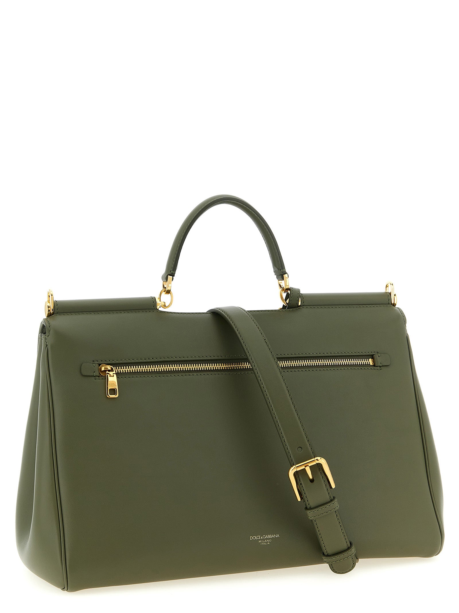 Bicolor Calfskin Handbag