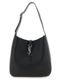 Black Calfskin Shoulder Bag