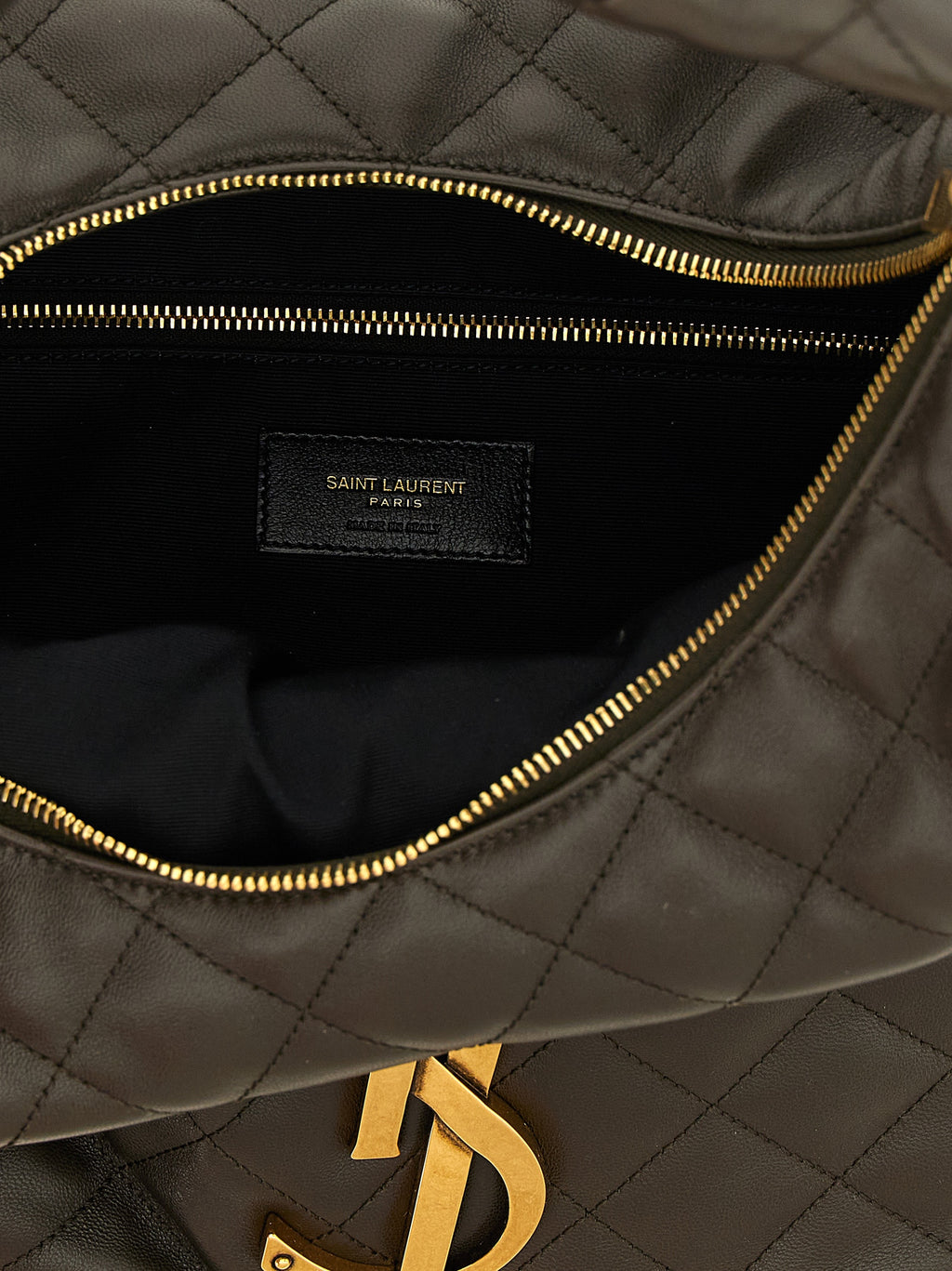 Brown Lamb Leather Shoulder Bag