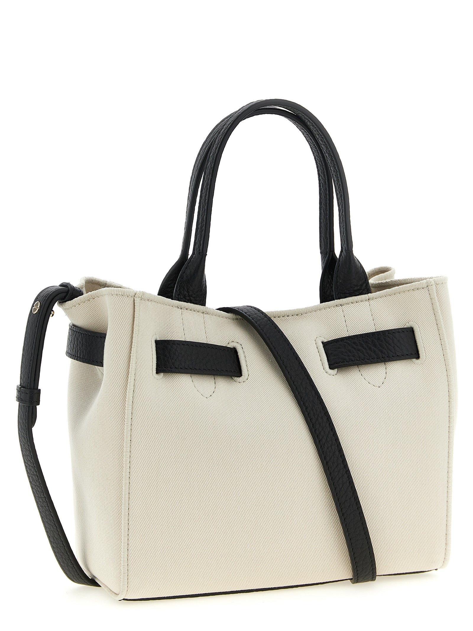 Bicolor Cotton Tote Bag