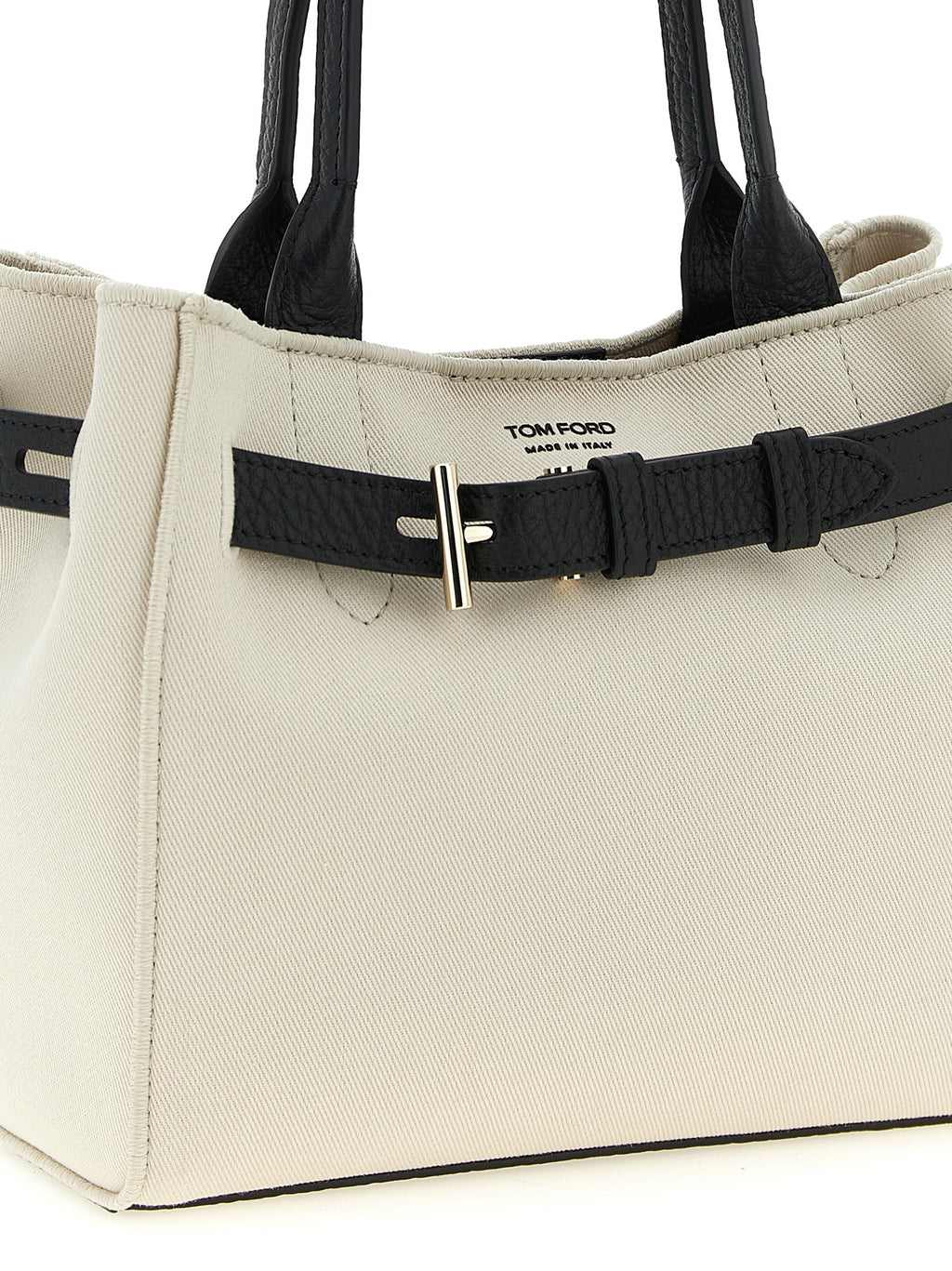 Bicolor Cotton Tote Bag