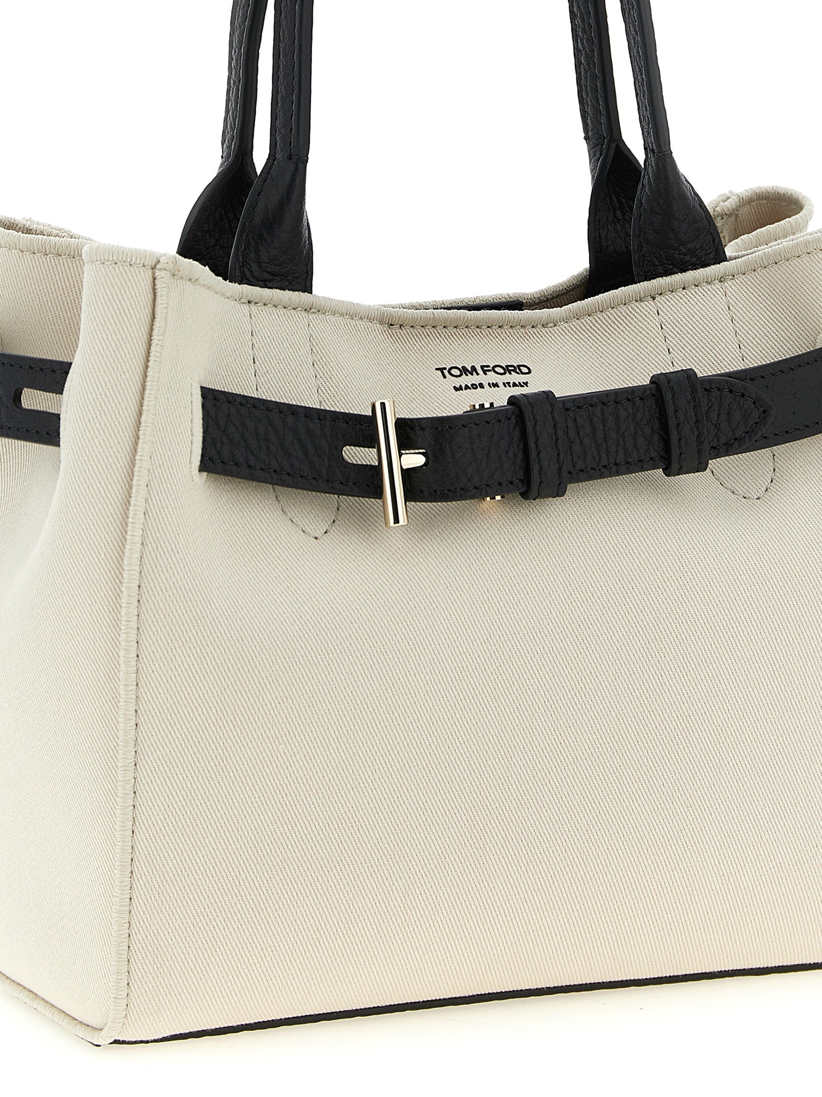 Bicolor Cotton Tote Bag