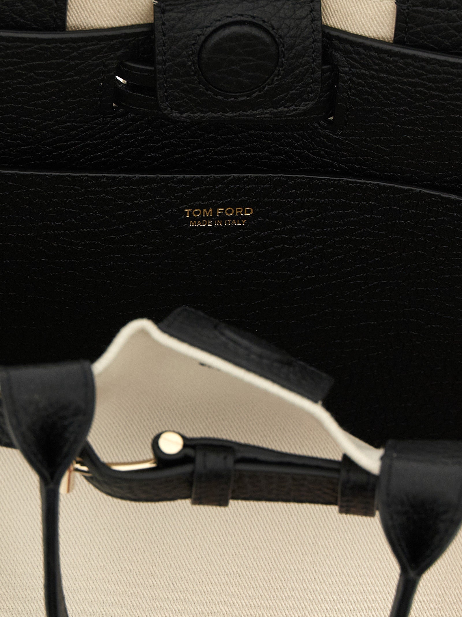 Bicolor Cotton Tote Bag