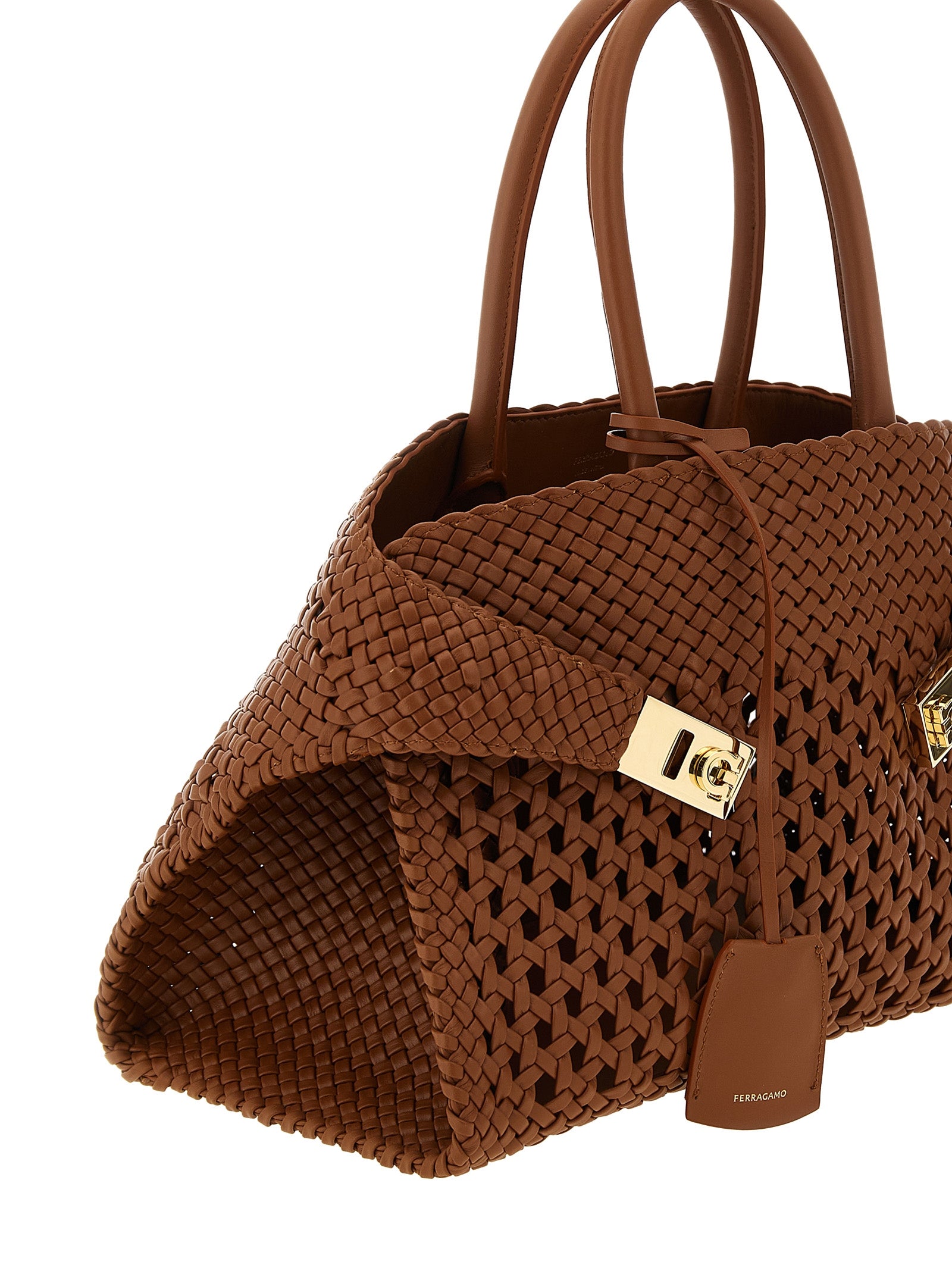 Brown Calfskin Handbag