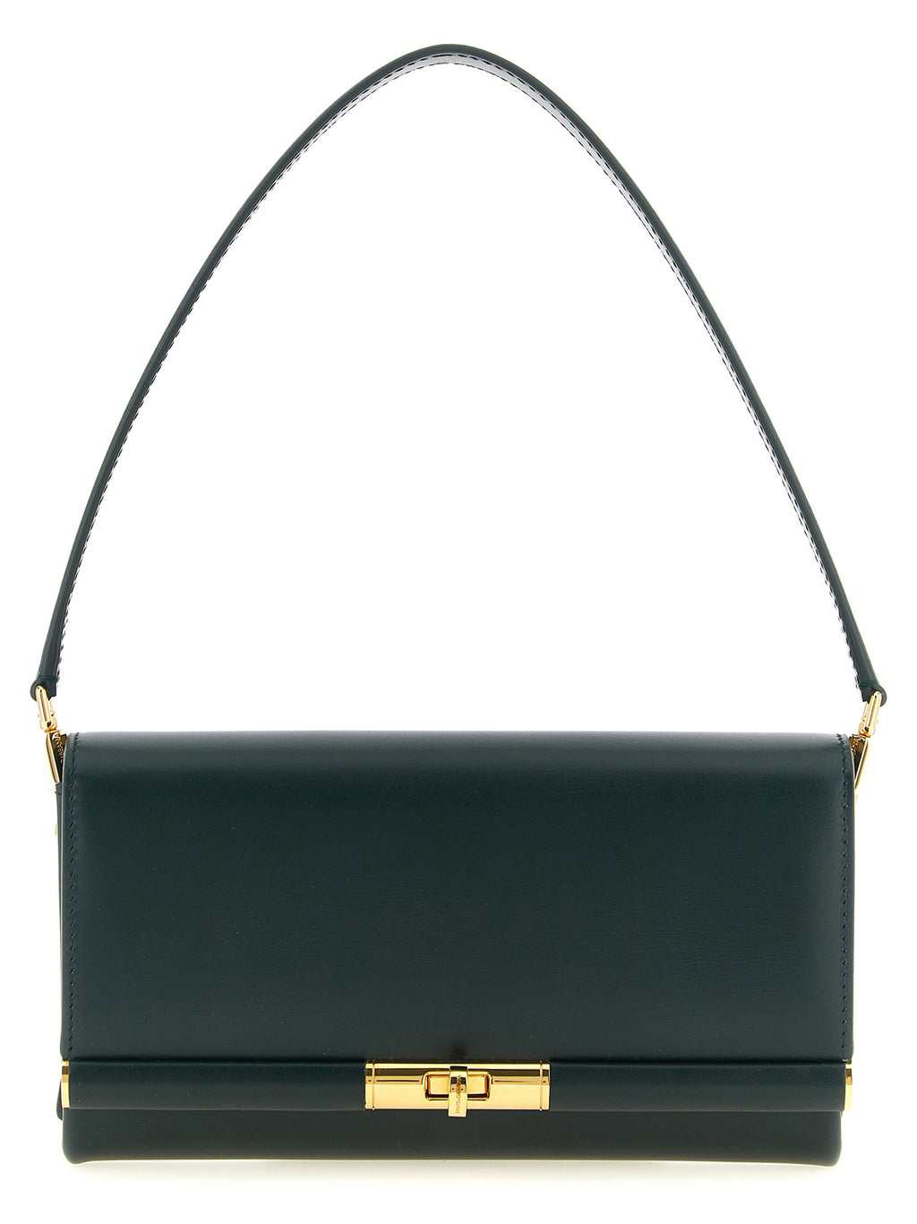 Bicolor Calfskin Shoulder Bag