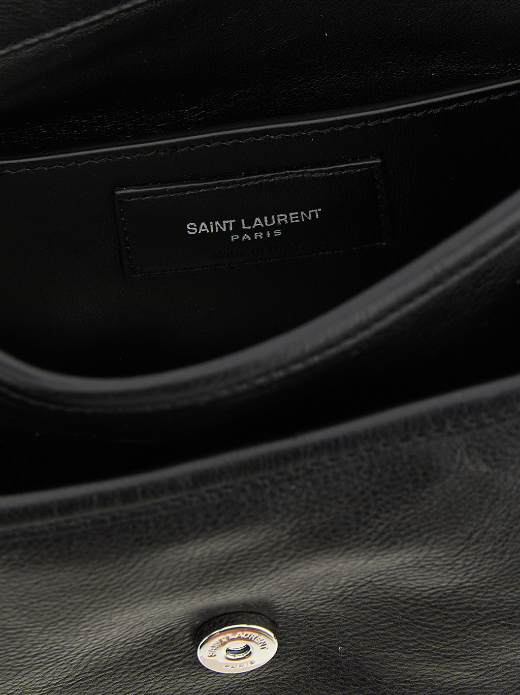 Black Calfskin Crossbody Bag