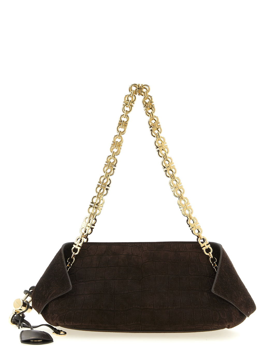 Brown Goatskin Shoulder Bag